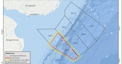 Cuatro empresas realizaran prospección sísmica en aguas uruguayas Cuatro empresas realizaran prospección sísmica en aguas uruguayas